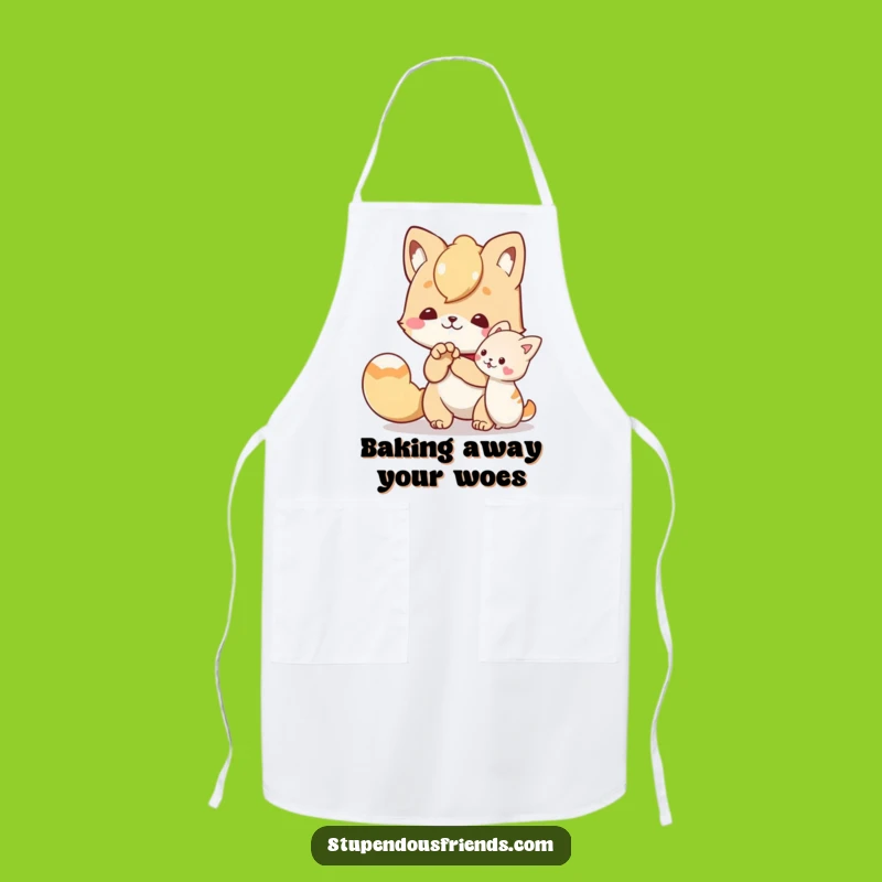 Funny Helping Paw Apron: Cook with Kindness and Humorous Support