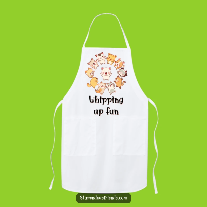 Funny Animal Dance Kitchen Apron: Cook with Joyful Characters, Great Funny Gift