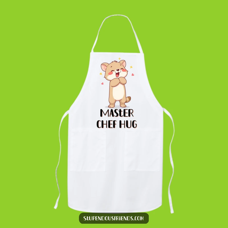 Funny Animal Hug Apron: Hilarious Kitchen Wear for Joyful Cooking