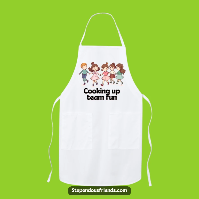 Funny Friends Apron: Cook Up Joy with Your Friendship Circle