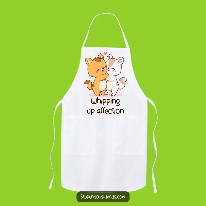 Funny Hugging Chef Apron - Cook with Love, Perfect Gift for Foodies