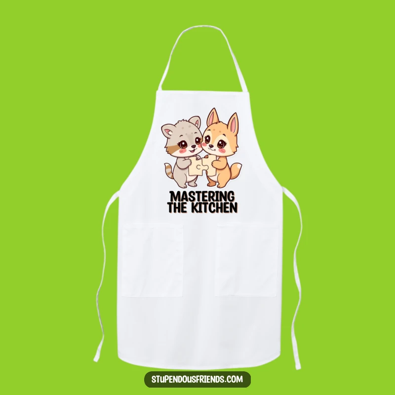 Funny Puzzle Master Apron: Cook with Cleverness and Cheer