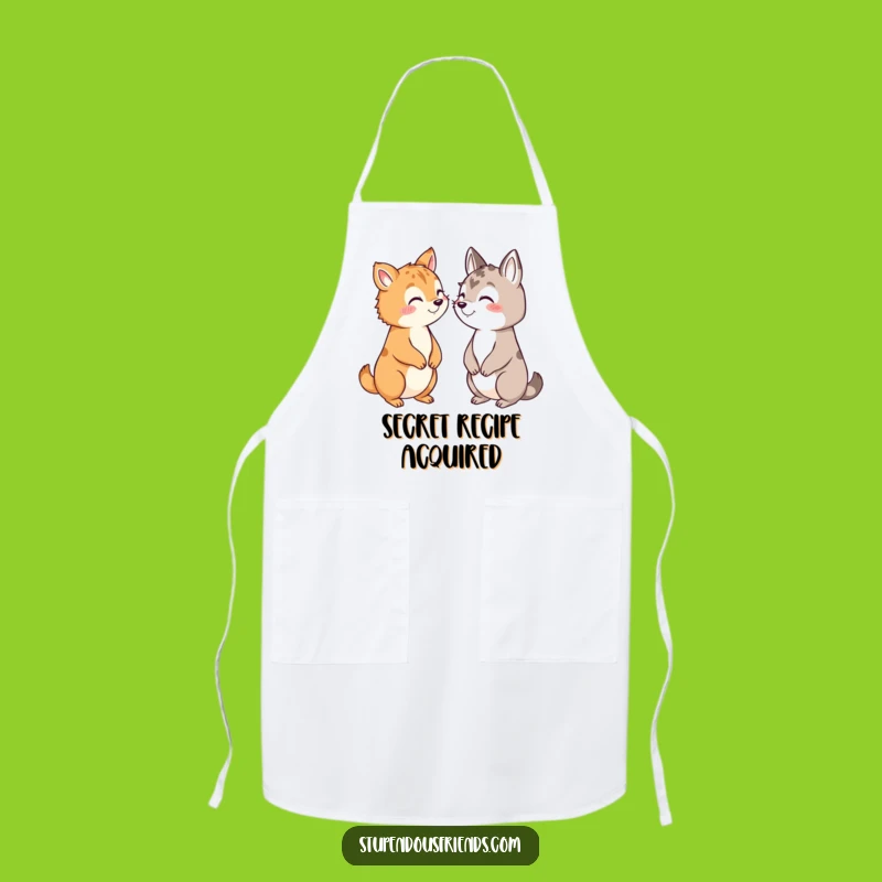 Funny Secret Agent Apron: Cook with a Wink and a Smile