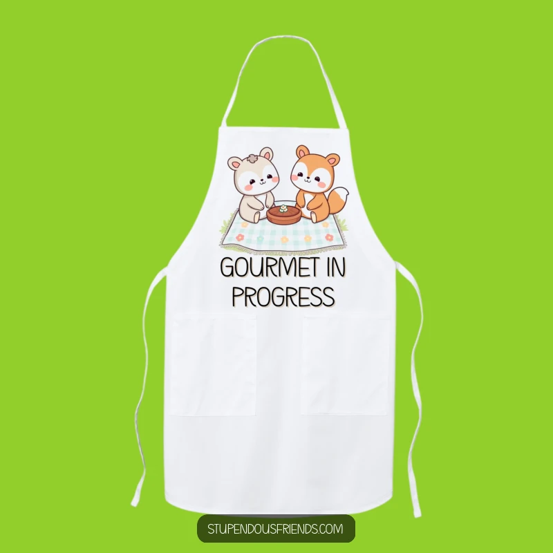 Funny Picnic Pals Apron: Cook Up Fun with a Hilarious Kitchen Companion