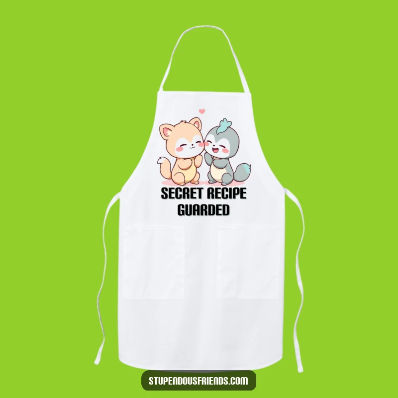 Funny Secret Sharers Apron: Cook Up Laughs & Gossip