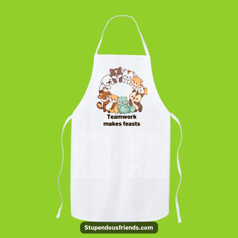 Funny Animal Kitchen Apron: A Hilarious Chef's Companion for Joyful Cooking!