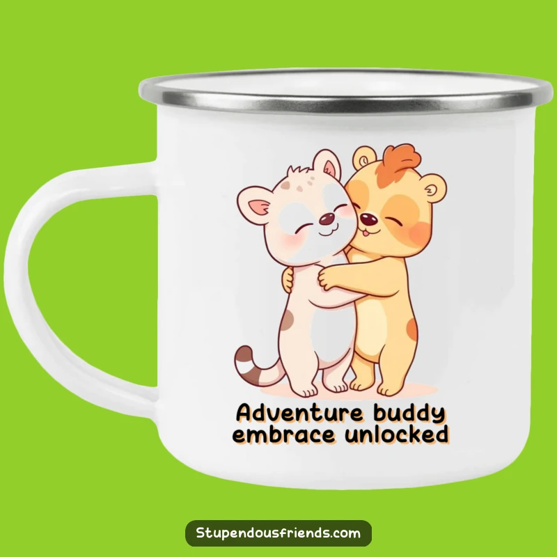 Funny Oversized Hug Animal Camping Mug - Adventures with Comical Companions