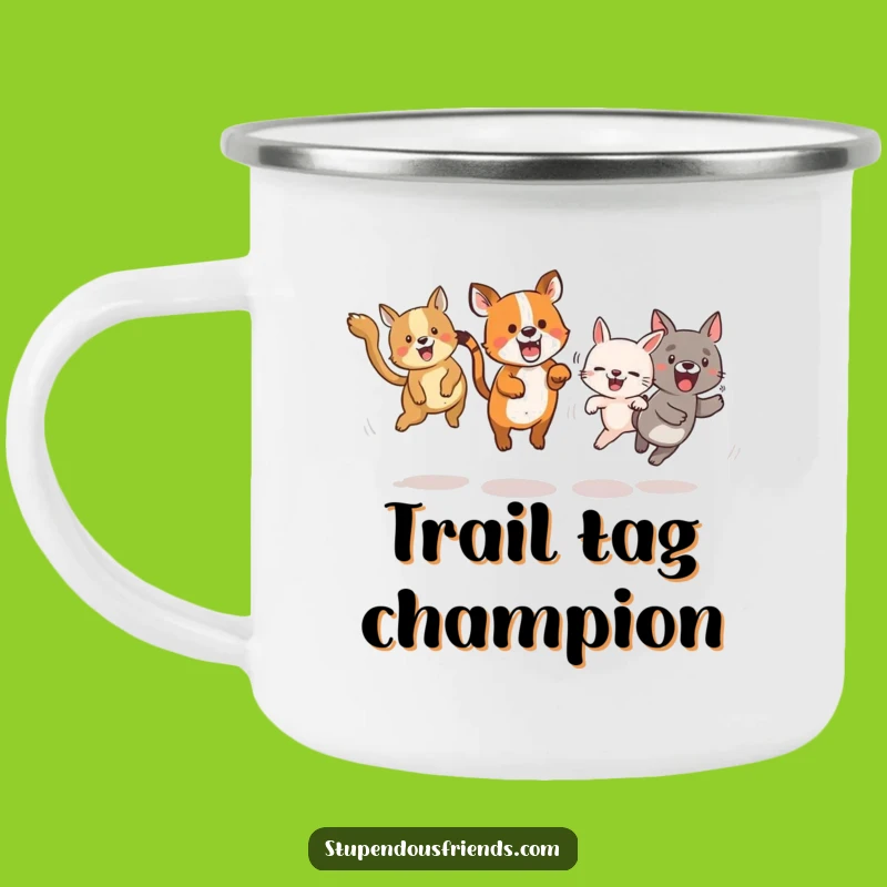 Funny Animal Tag Camping Mug: Adventure & Energetic Fun