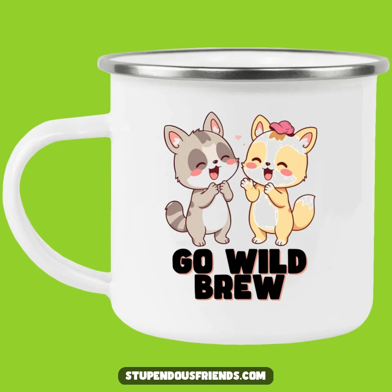 Funny Animal Cheer Camping Mug: Hilarious Outdoor Companion for Supporters