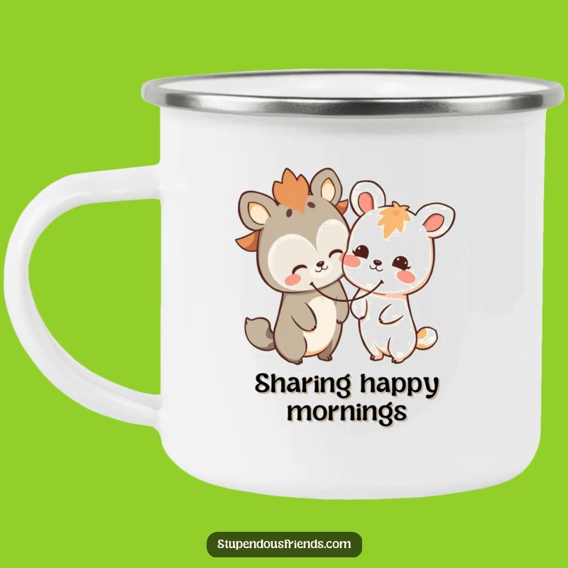 Funny Happy Animals Camping Mug: Sharing Smile, Durable & Cheerful Funny Gift