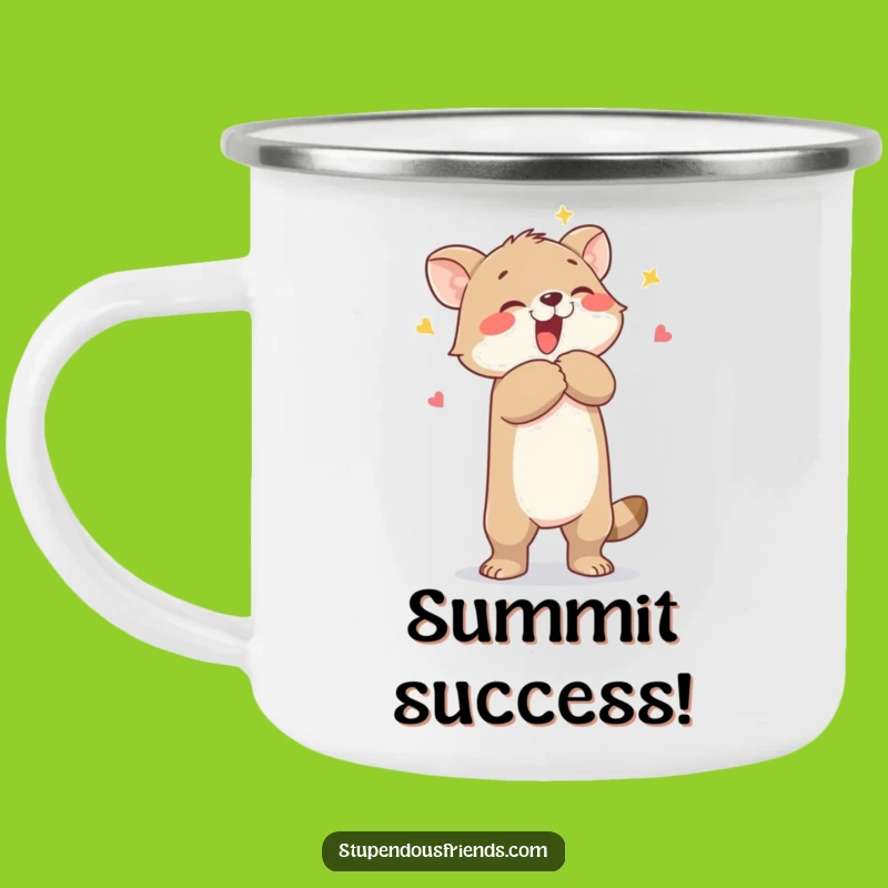 Funny Animal Hug Camping Mug: Hilarious Outdoor Companion for Adventures