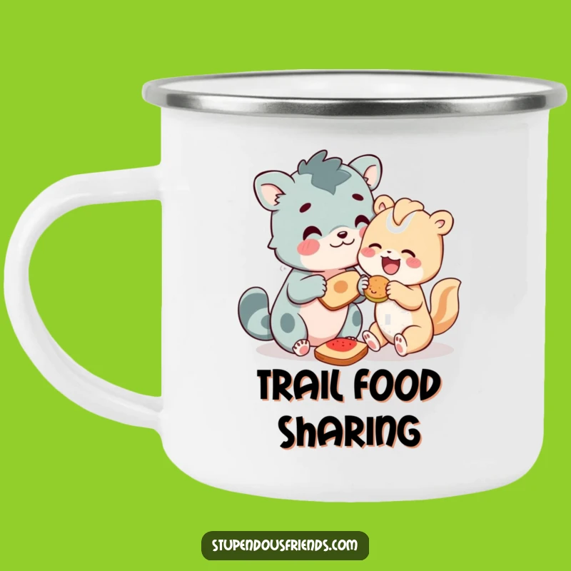 Funny Sharing Animal Friends Camping Mug: Your Buddy's Brew