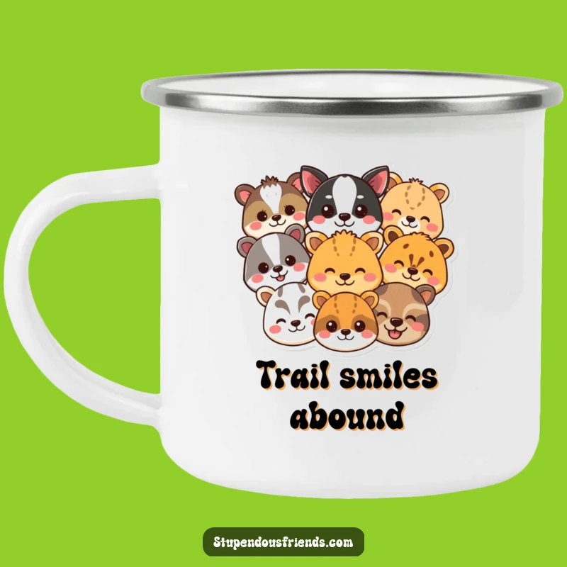 Funny Animal Smile Camping Mug: Your Trail Buddy for Laughs and Sips!