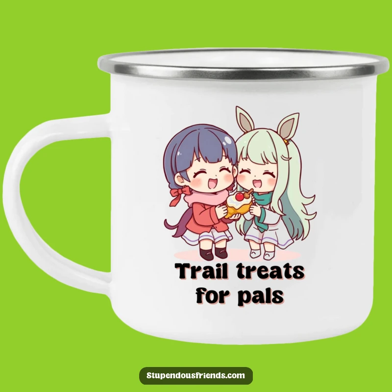 Funny Treat Sharing Camping Mug - Your Hilarious Companion for Outdoor Delights
