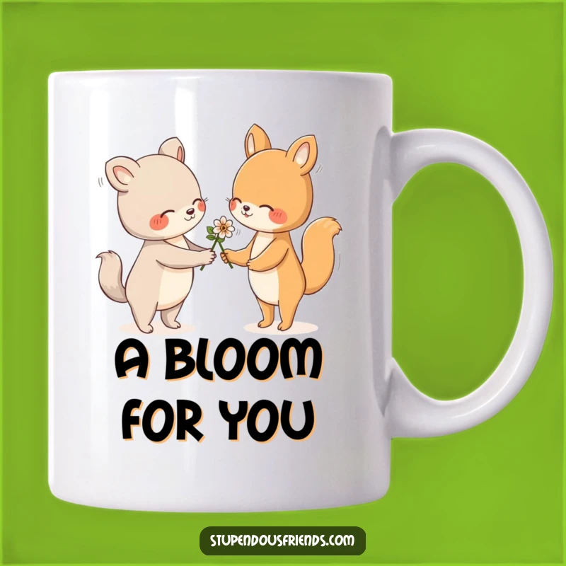 Funny Gentle Flower Mug: A Sweet Moment Shared, Perfect Funny Gift