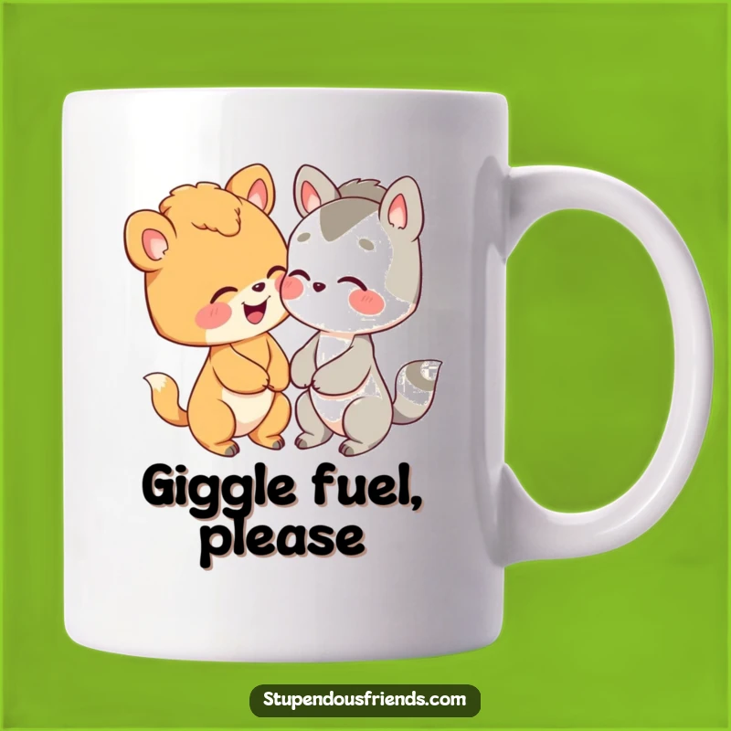Funny Giggling Animals Cute Mug - Perfect Companion for Your Morning Laugh