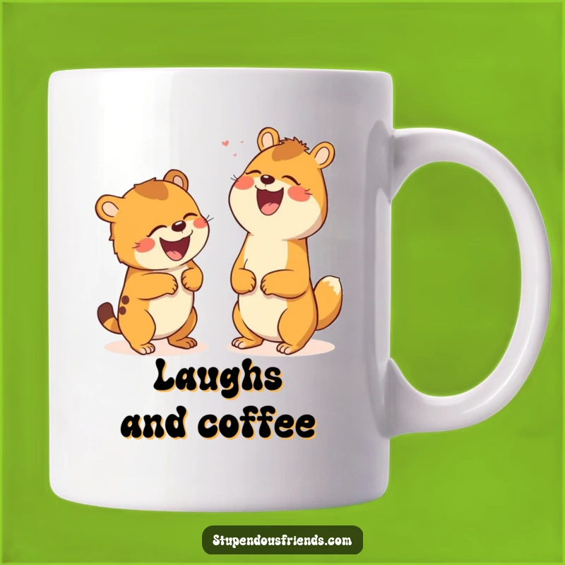 Funny Laughing Animals Mug: Hilarious Joke Gift for Belly Laugh Lovers