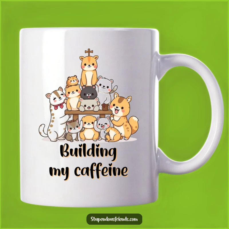 Funny Teamwork Animal Builders Mug: A Hilarious Collaboration Gift