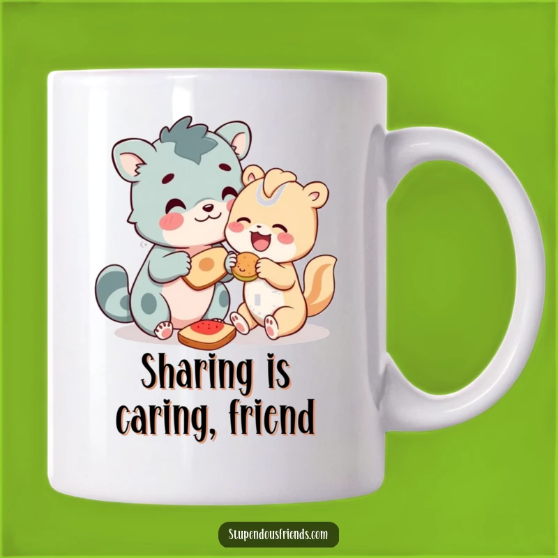 Funny Sharing Animal Friends Mug: A Heartwarming & Humorous Gift