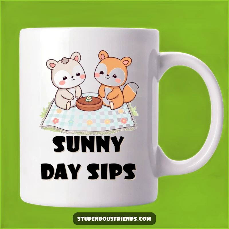 Funny Picnic Pals Mug: A Hilarious Gift for Animal Lovers and Foodies