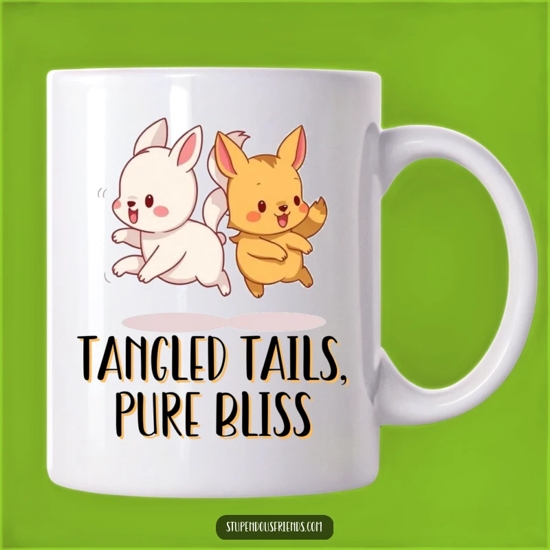 Funny Animal Tails Intertwined Mug: A Hilarious Gift for Animal Lovers