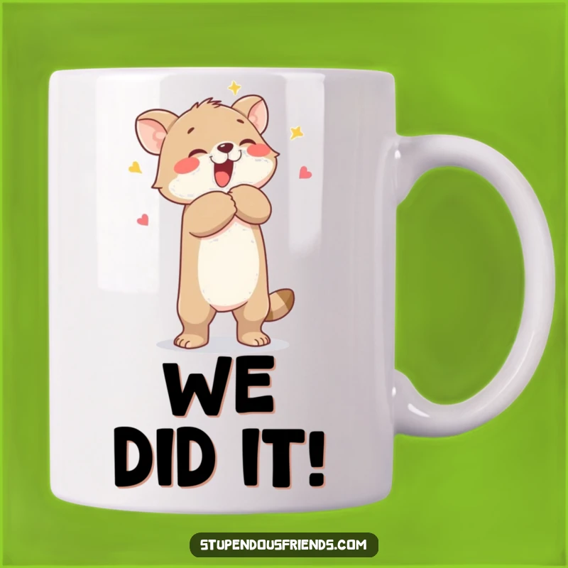 Funny Animal Hug Mug: Perfect Gift for Friends Celebrating Joyful Moments