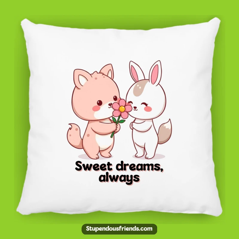 Cozy Funny Kawaii Flower Gift Pillow: Soft Hugs with Adorable Character, Hilarious Cushion Gift