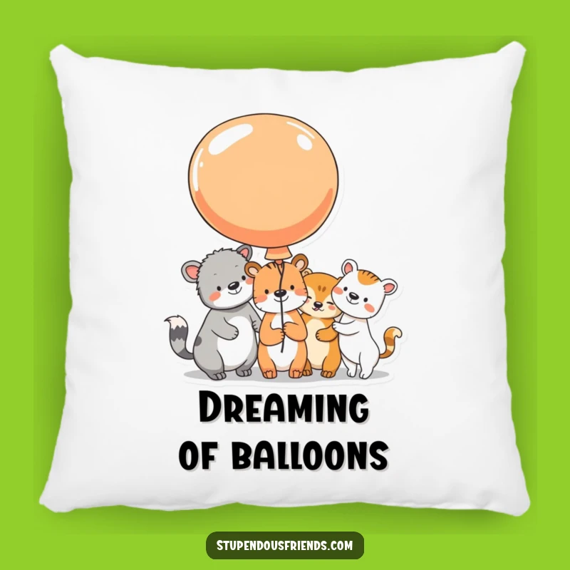 Funny Animal Balloon Pillow: Cozy Shared Happiness