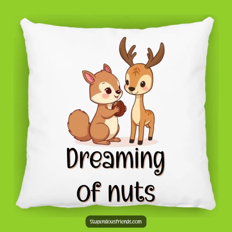 Funny Squirrel & Deer Pillow: Cozy Comfort's Funny Gift