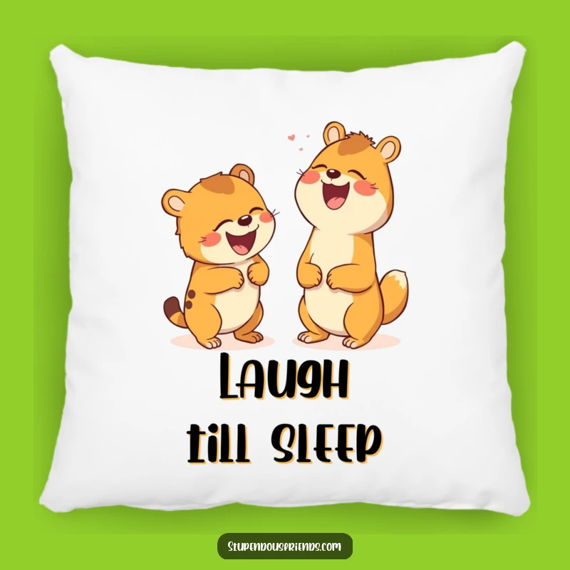 Funny Laughing Animals Pillow: Comfy & Hilarious Accent for Joyful Spaces