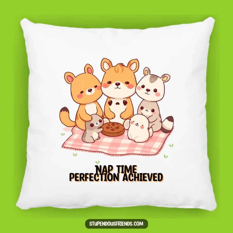 Funny Picnic Animal Pillow - Cozy Comfort, Perfect Gift for Relaxation