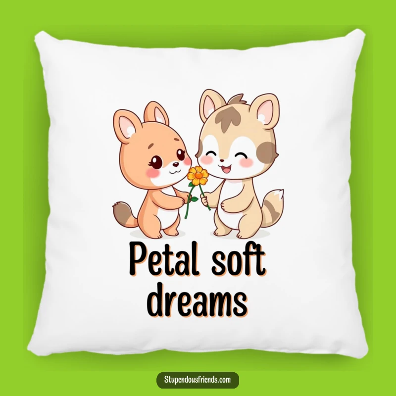 Funny Flower Offering Pillow - Cozy Comfort with a Gentle Design