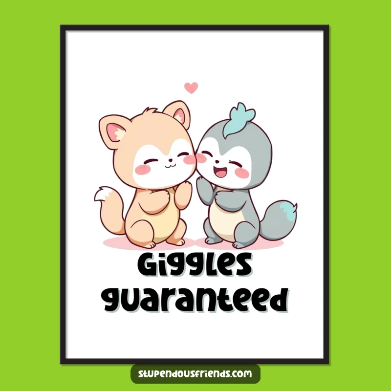 Funny Secret Sharers Digital Art: Instant Decor Full of Giggles