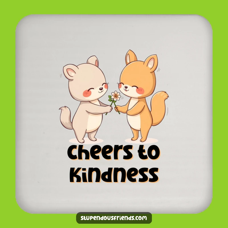 Funny Flower Coasters: Protect Surfaces with Sweetness, A Funny Gift