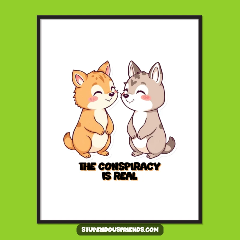 Funny Secret Society Poster: Intrigue and Humor for Your Walls