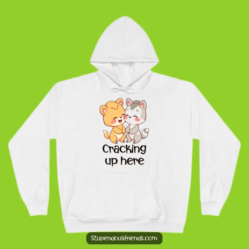Cozy Funny Giggling Animals Hoodie - Embrace Warmth and Humor