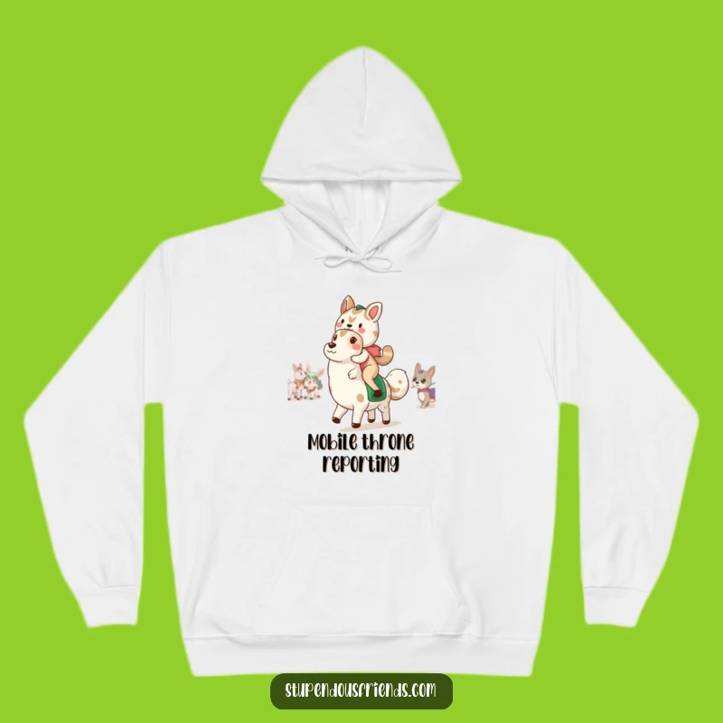 Funny Animal Parade Hoodie: Cozy Comfort, Humorous Duo Design for a Perfect Gift