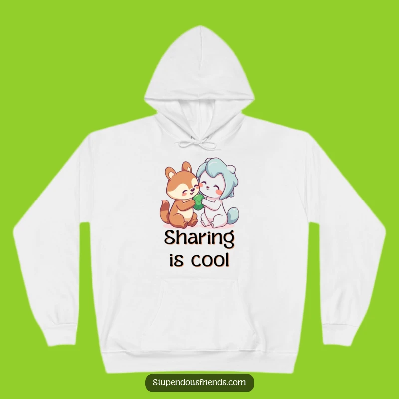 Cozy Funny Sharing Animal Hoodie: Stay Warm with Playful Generosity!