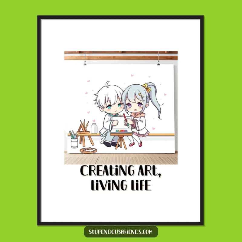 Free Printable Wall Art: Hilarious Artist Duo Laughing Downloadable Decor