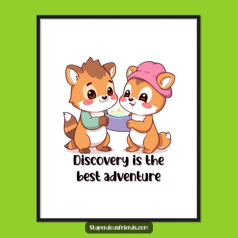 Funny Free Printable Wall Art: Wondrous Discovery, Animal Delight, Downloadable Decor