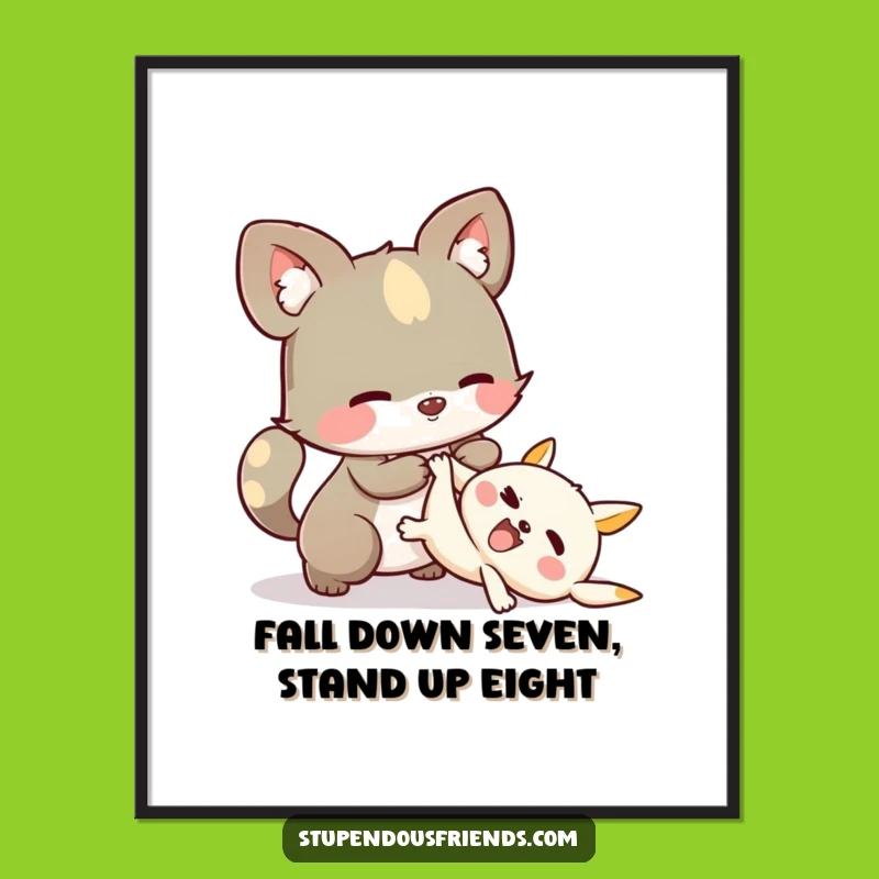 Funny Free Printable Wall Art: Helping Animals, Whimsical Downloadable Decor for Supportive Vibes