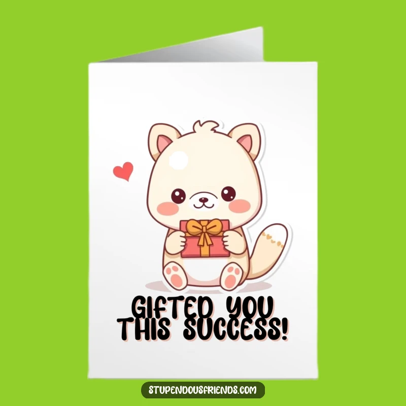 Free Printable Congrats Card: Animal Gift Exchange, Humorous Downloadable Gift