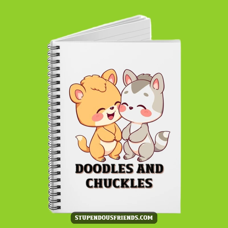 Funny Giggling Animals Notebook - Capture Your Thoughts with Joy