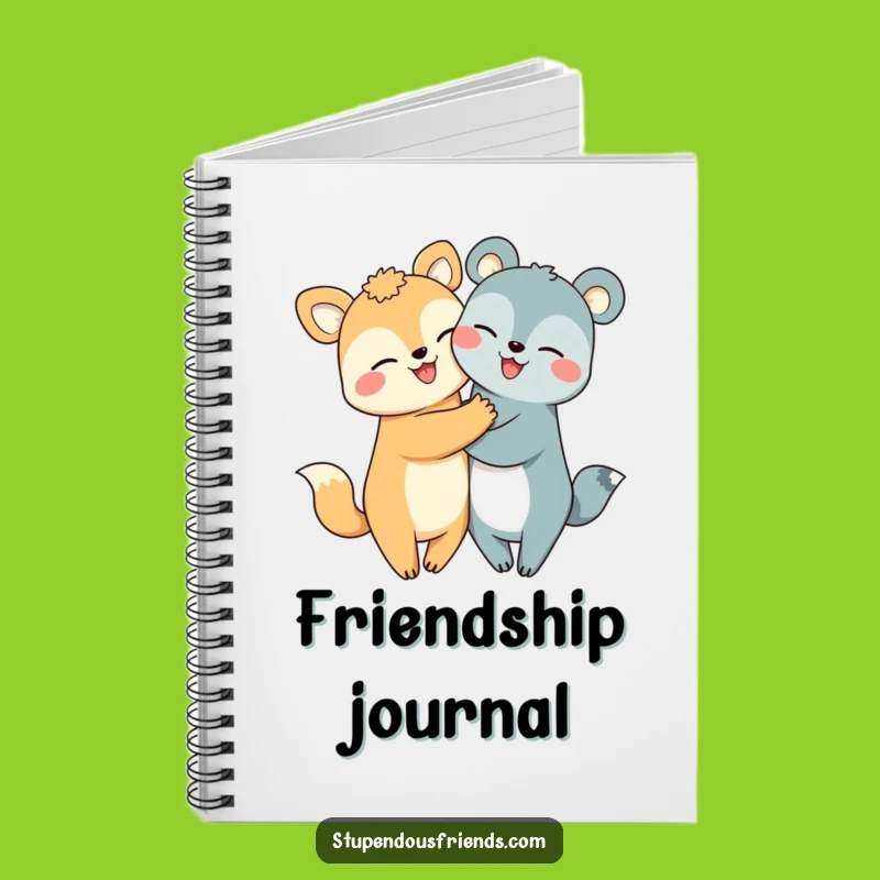 Funny Hugging Animals Notebook: Capture Your Thoughts with Smiling Friends!