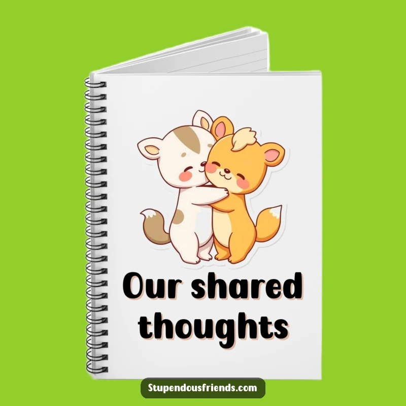 Funny Animal Hug Notebook: Cute Embrace Journal, Creative Funny Gift