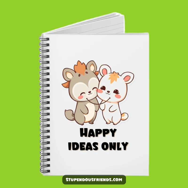 Funny Happy Animals Notebook: Sharing Smile Diary, Cheerful & Perfect Funny Gift for Writers
