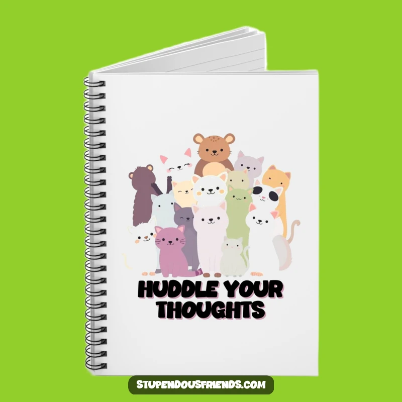 Funny Animal Silhouettes Notebook - Organize Your Thoughts Together