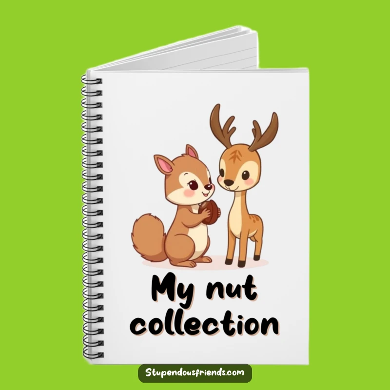 Funny Squirrel & Deer Notebook: Forest Journal's Funny Gift