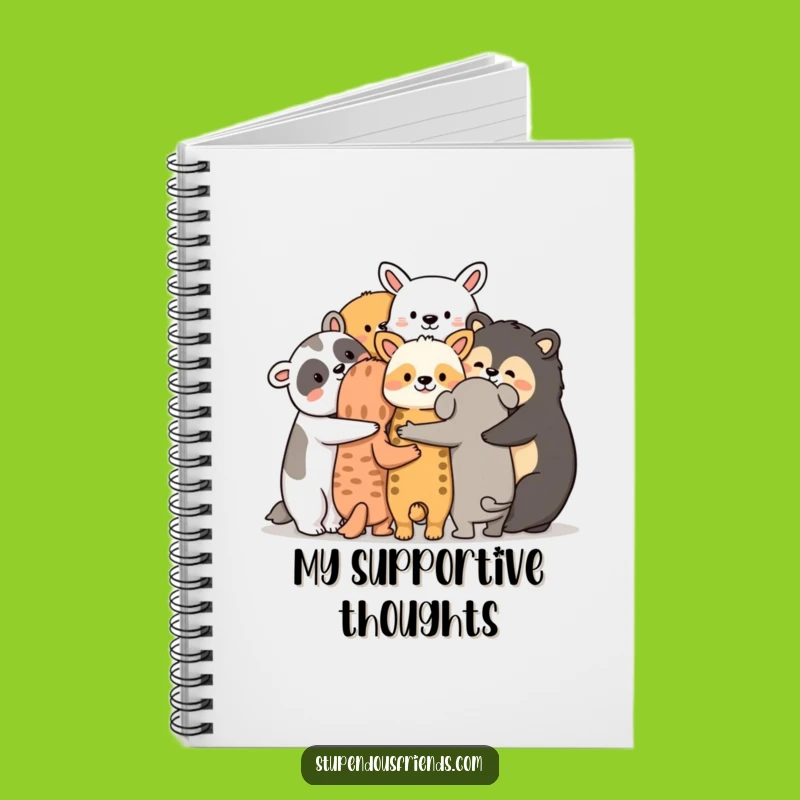 Funny Friendship Animals Notebook: Huddle Together Diary, Heartwarming & Perfect Funny Gift for Writers