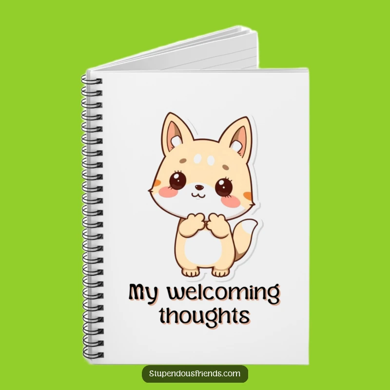 Funny Welcome Notebook: Jot Down Kind Thoughts, Perfect Gift